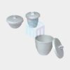 Porcelain crucibles