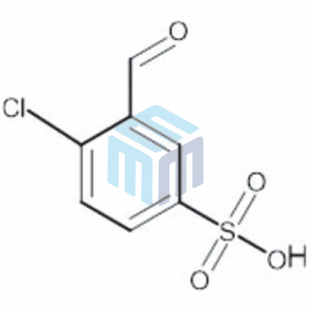 4-chloro-3-formylbenzene-1-sulfonic acid